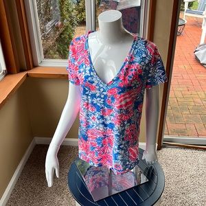 Lilly Pulitzer Michele V-Neck Tee